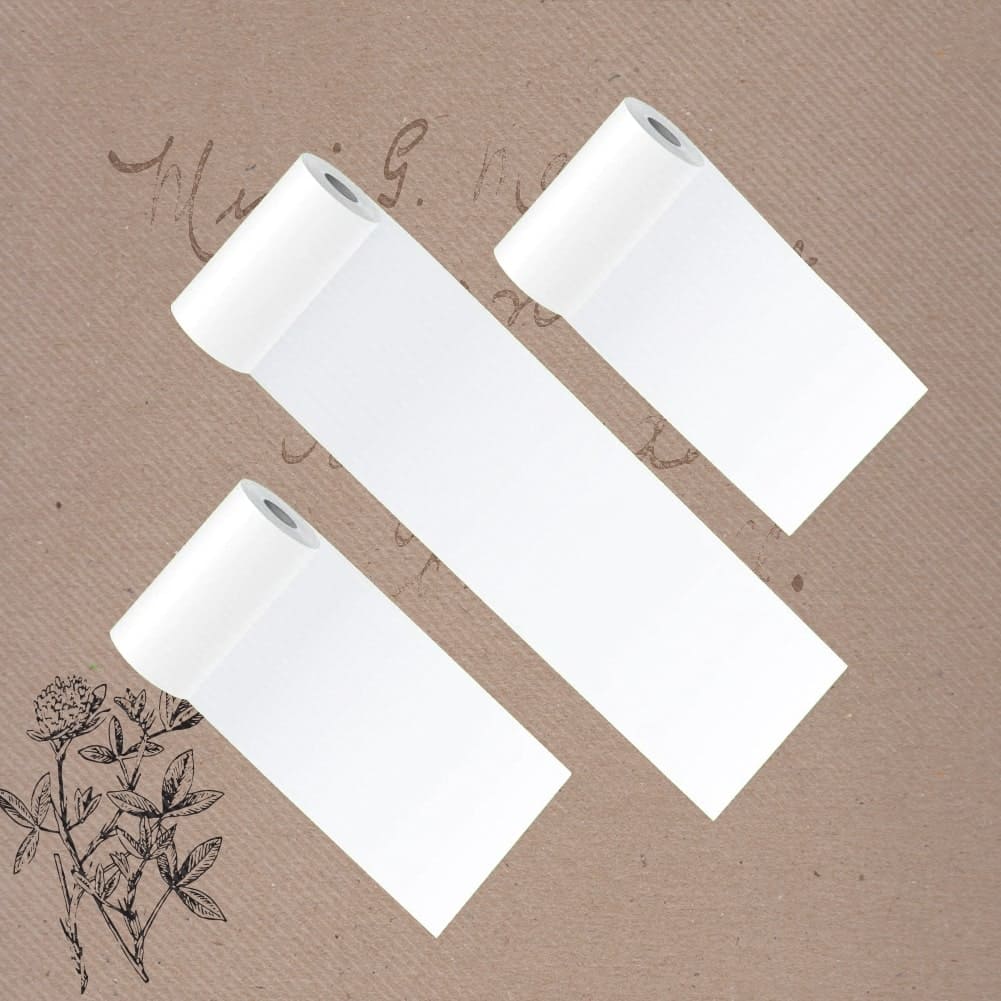 PoooliPaper White Paper (3 rolls)